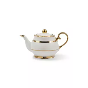 Pols Potten ceainic Golden Finds 1000 ml culoarea alb imagine