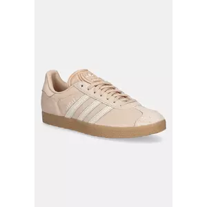 adidas Originals sneakers din piele întoarsă Gazelle culoarea bej, JS1384 imagine