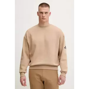 adidas bluză Essentials culoarea bej, uni, JX5668 imagine