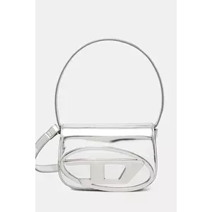 Diesel poșetă de piele 1DR 1DR culoarea argintiu, X08396.PS202 imagine