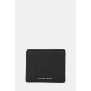 Michael Kors portofel de piele HUDSON culoarea negru, 39S4LHUF2L imagine