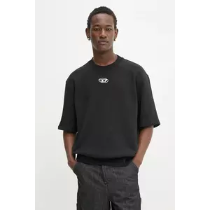 Diesel tricou din bumbac S-COOLING-L1 culoarea negru, uni, A11580.0BMBJ imagine