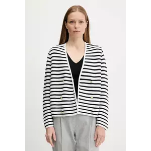 Barbour cardigan din bumbac ABBY culoarea bleumarin, LKN1650 imagine
