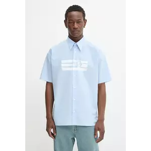 MM6 Maison Margiela cămașă din bumbac cu guler clasic, relaxed, SH2DR0004 imagine