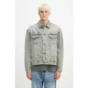 KSUBI geacă din denim Oh G bărbați, de tranziție, oversized, MFA24JK003 imagine
