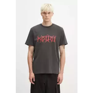 KSUBI tricou din bumbac Sabbath Kash barbati, culoarea negru, cu imprimeu, MFA24TE002 imagine