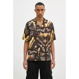 Paul Smith cămașă bărbați, culoarea maro, regular, M1R-905U-P02576 imagine