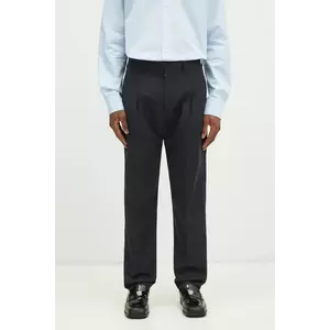 Paul Smith pantaloni din lână bărbați, culoarea bleumarin, mulata, M1R-408Z-P02571 imagine