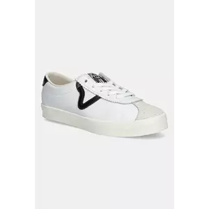 Vans sneakers din piele Premium Classics LX Sport Low 73 culoarea alb, VN000D2JBLK1 imagine
