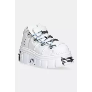 New Rock sneakers din piele culoarea alb, M-106-C187 imagine
