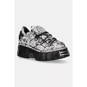 New Rock sneakers din piele culoarea gri, M-120N-C59 imagine