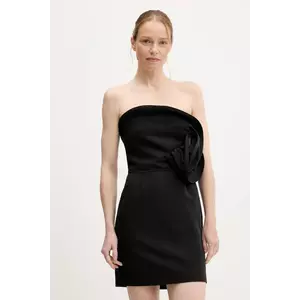 Answear Lab rochie culoarea negru, mini, drept imagine