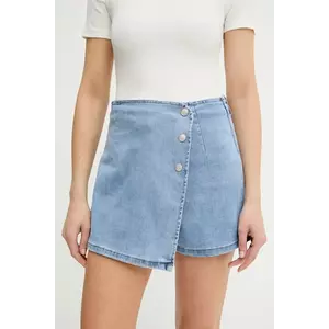 Answear Lab fustă și pantaloni denim neted, high waist imagine