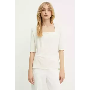 BOSS tricou culoarea bej, 50541894 imagine