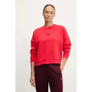 adidas bluză Essentials culoarea roșu, neted, JI6061 imagine