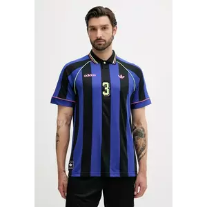 adidas Originals tricou polo Jcquard Jersey cu imprimeu, KD2307 imagine