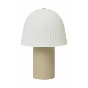 ferm LIVING lampă de masă led fără fir Frill culoarea bej imagine