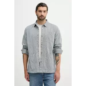 Barbour cămașă din bumbac TINDALE culoarea bleumarin, cu guler clasic, relaxed, MOS0435 imagine