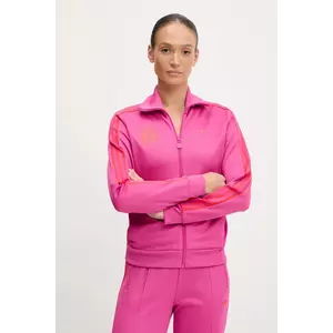 adidas Originals bluză GRFX BB TT culoarea roz, cu imprimeu, JW6056 imagine