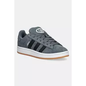 adidas Originals sneakers de piele întoarsă pentru copii CAMPUS 00s culoarea gri, JS3845 imagine