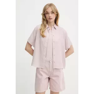 Samsoe Samsoe camasa culoarea verde, cu guler clasic, regular imagine