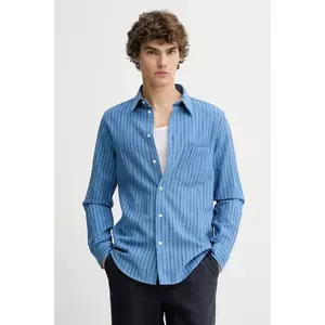 Samsoe Samsoe cămașă din amestec de in LIAM cu guler clasic, regular, M22100012 imagine