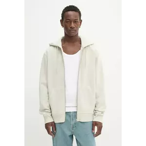 Samsoe Samsoe bluză SAPIGMENT culoarea gri, cu glugă, uni, M24300037 imagine