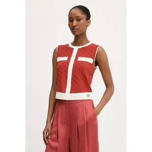 Karl Lagerfeld vestă culoarea portocaliu, A3W18020 imagine