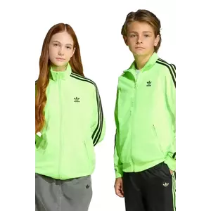 adidas Originals bluză copii culoarea verde, cu imprimeu, JV8586 imagine
