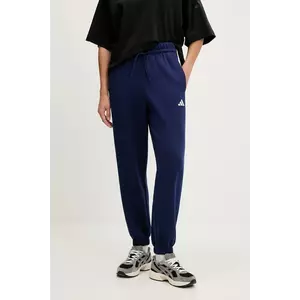 adidas pantaloni de trening 3-Stripes culoarea bleumarin, cu imprimeu, JX7696 imagine