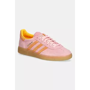 adidas Originals sneakers din piele întoarsă Handball Spezial culoarea roz, JR3606 imagine