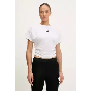adidas Performance tricou de antrenament POWER culoarea alb, JX1194 imagine