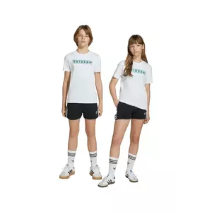 adidas Originals pantaloni scurți copii culoarea negru, cu imprimeu, talie reglabila, JW1105 imagine