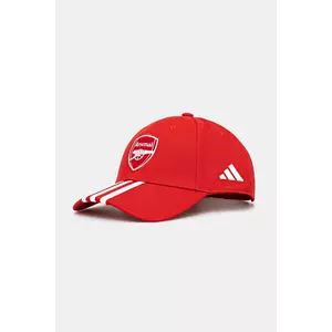 adidas Performance sapca ARSENAL FC culoarea roșu, cu imprimeu, JX1126 imagine