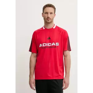 adidas tricou Tiro culoarea roșu, cu imprimeu, KB5569 imagine