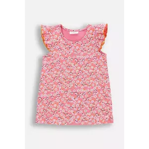 Coccodrillo tricou culoarea roz, FLOWER PARADISE GIRL KIDS imagine