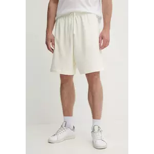 adidas pantaloni scurți din bumbac All SZN culoarea bej, JL6562 imagine