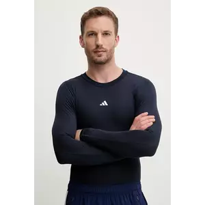 adidas Performance mânecă lungă de antrenament Techfit culoarea bleumarin, uni, JE6705 imagine