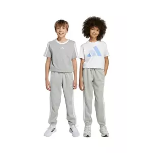 adidas pantaloni de trening pentru copii culoarea gri, cu imprimeu, JY4995 imagine