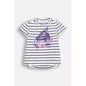 Coccodrillo tricou culoarea alb, HOLIDAY SPLASH GIRL NEWBORN imagine