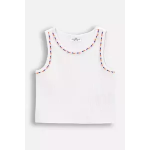 Coccodrillo tricou culoarea alb, FLOWER PARADISE GIRL JUNIOR imagine