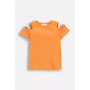 Coccodrillo tricou culoarea portocaliu, FLOWER PARADISE GIRL JUNIOR imagine