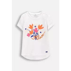 Coccodrillo tricou culoarea alb, FLOWER PARADISE GIRL KIDS imagine