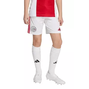 adidas Performance pantaloni scurți copii AJAX culoarea alb, talie reglabila, JI7215 imagine