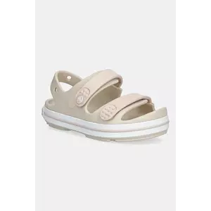 Crocs sandale copii CROCBAND CRUISER culoarea bej, 209423 imagine