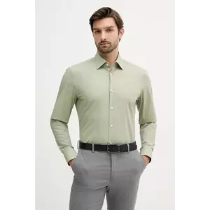 BOSS cămașă culoarea negru, cu guler clasic, slim, 50469345 imagine