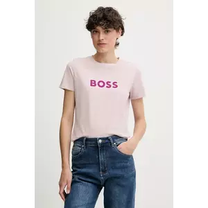 BOSS Orange tricou din bumbac BOSS ORANGE culoarea violet, 50501139 imagine