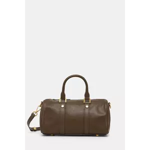 Answear Lab poseta de piele culoarea verde imagine