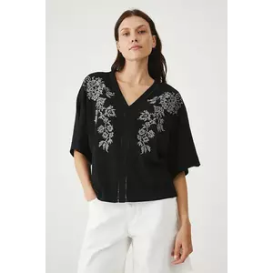 Medicine tricou din bumbac culoarea negru imagine