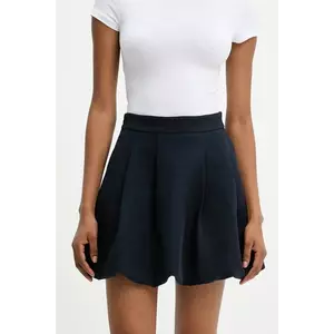 Answear Lab fusta culoarea albastru marin, mini, drept imagine